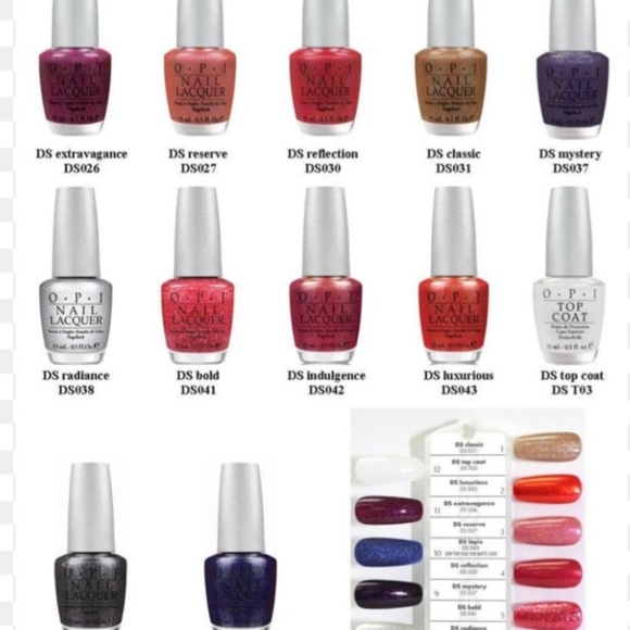 OPI DESIGNER SERIES "#047 TITANIUM" diamond dust Holographic - Picture 4 of 7